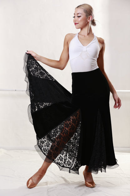 BonjourRoyale Ballroom Practice Wear Skirt