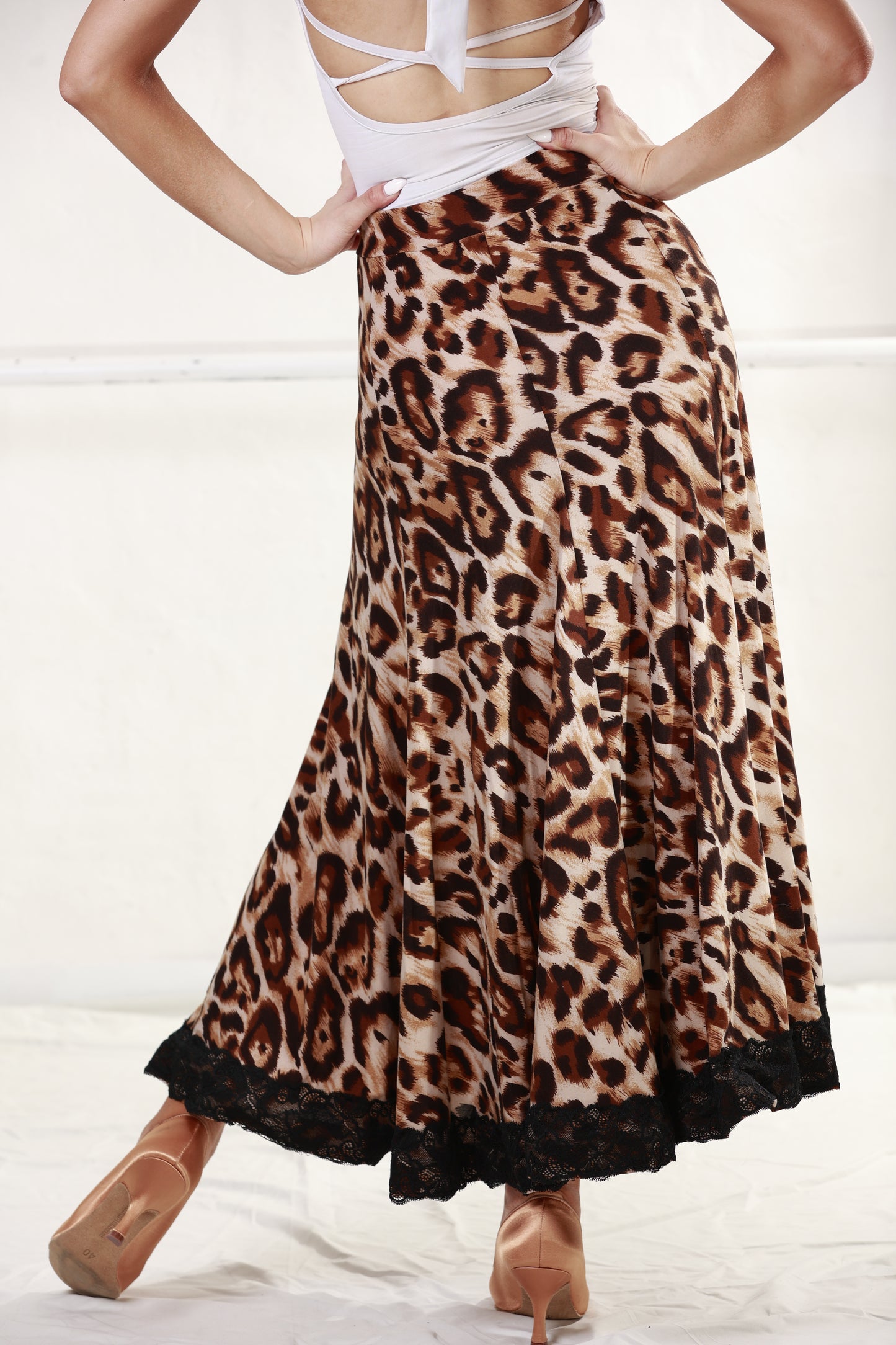 Leopard supreme Ballroom Skirt