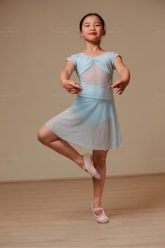 Girls Ballet and Stretching Practice Dress